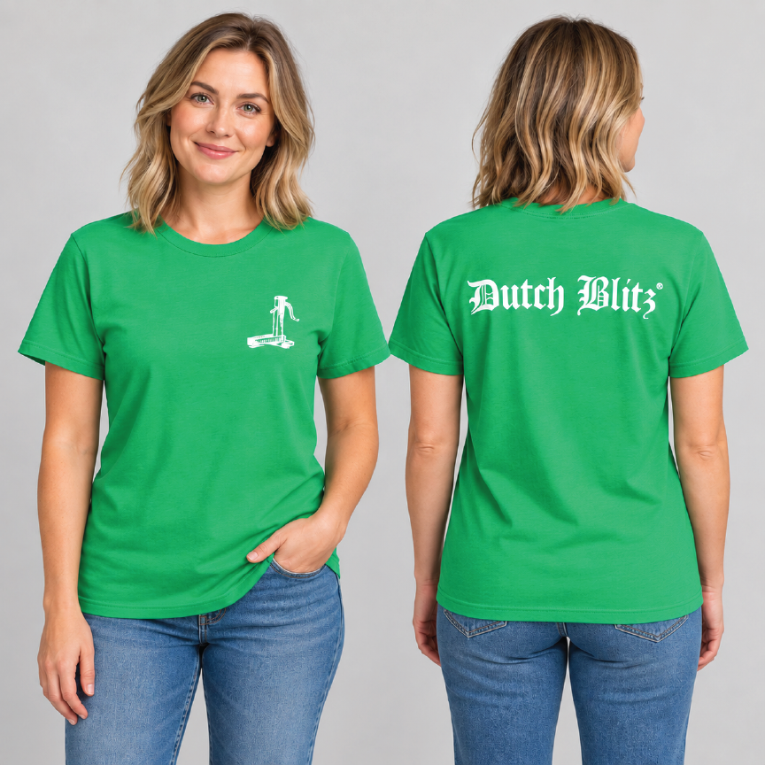 Dutch Blitz Green Pump Tee