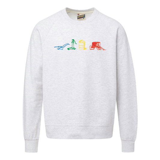Dutch Blitz Symbols Crewneck Sweatshirt (Grey)